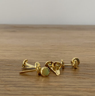 Splitpen goud rond