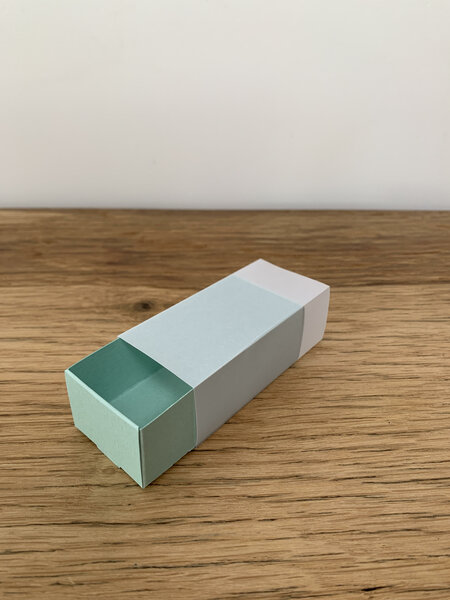 Rechthoek doosje + sleeve DIY