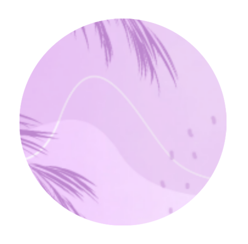 Label purple feathers 2
