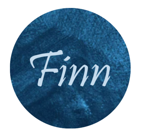 Sticker blauwe schaduw