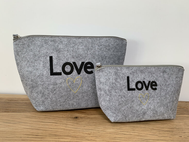 Make-up tasje S - Love