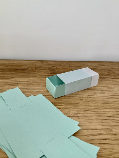 Rechthoek doosje + sleeve DIY