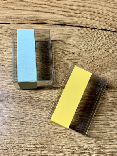 Rechthoek doosje DIY + sleeve