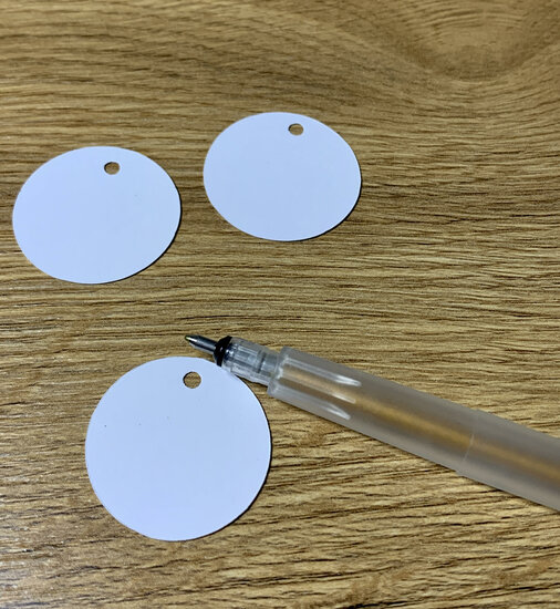 Label rond DIY