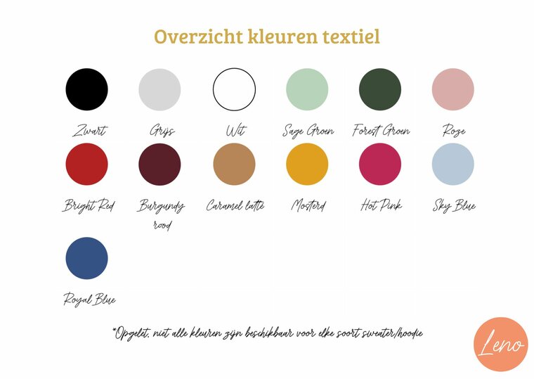 Kids sweater leeuw naam